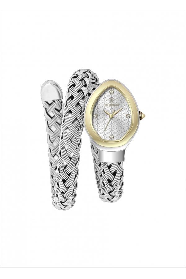 HM27433S01 Çelik Kordonlu Kadın Kol Saati GÜMÜŞ - ALTIN