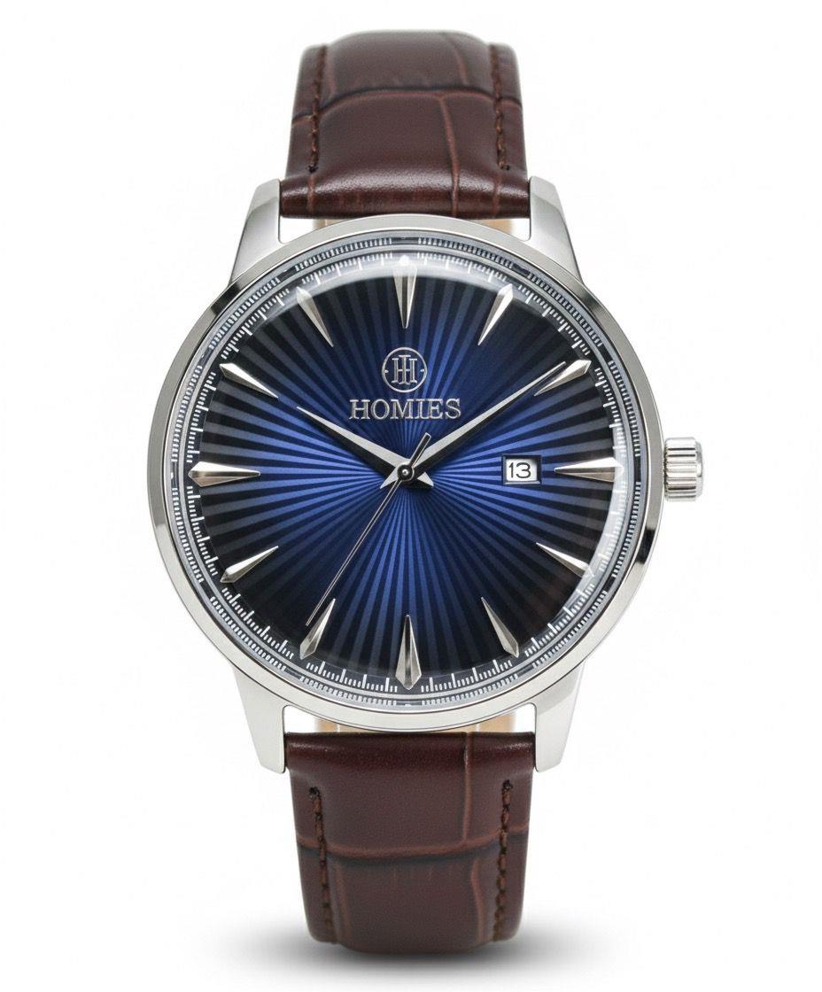 HM27437S01 Deri Kordonlu Erkek Kol Saati GÜMÜŞ - 3