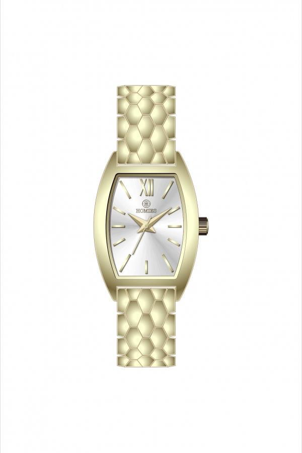 HM27483S01 Çelik Kordonlu Kadın Kol Saati ALTIN - 2