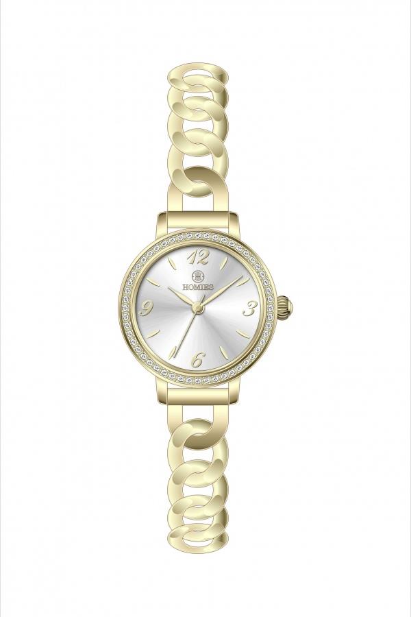 HM27484S01 Çelik Kordonlu Kadın Kol Saati ALTIN