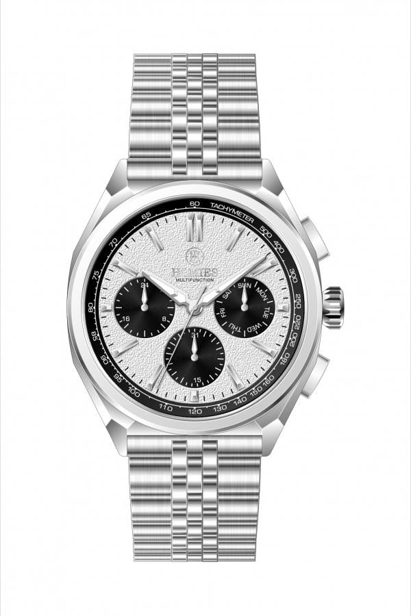 HM27485S01 Çelik Kordonlu Erkek Kol Saati GÜMÜŞ