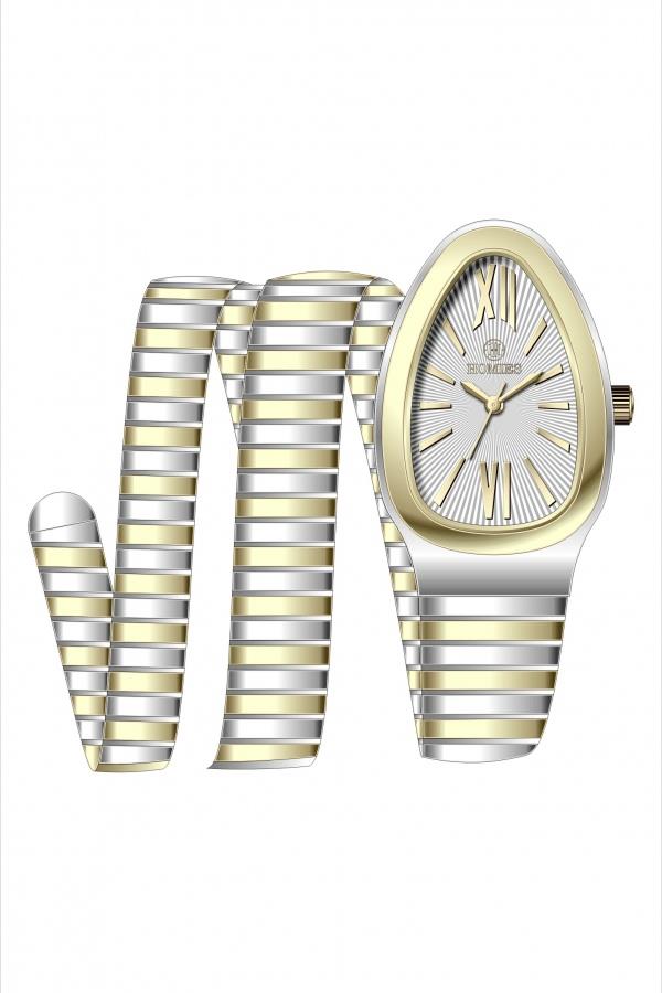 HM27486S01 Çelik Kordonlu Kadın Kol Saati ALTIN - GÜMÜŞ