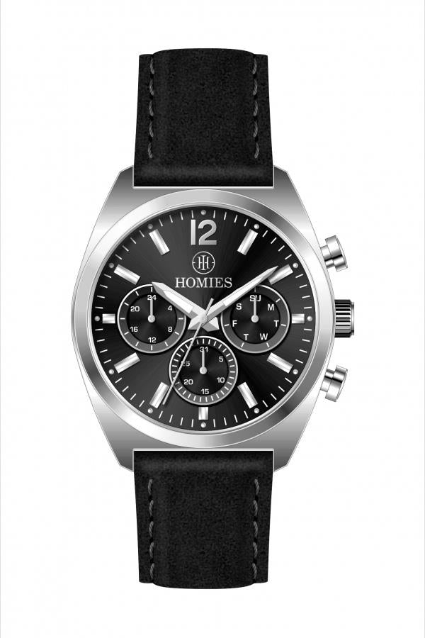 HM27500S01 Deri Kordonlu Erkek Kol Saati GÜMÜŞ