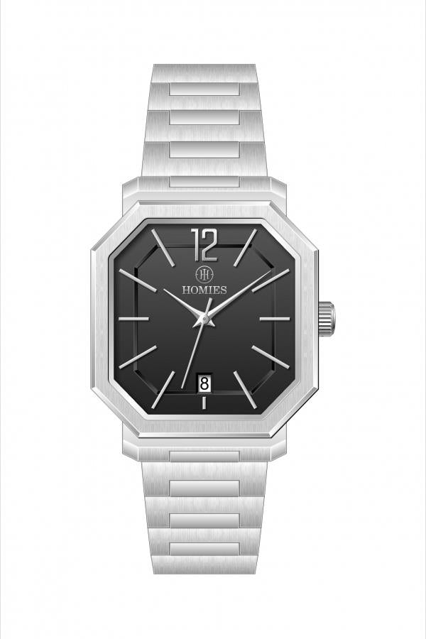 HM27616S01 Çelik Kordonlu Erkek Kol Saati GÜMÜŞ