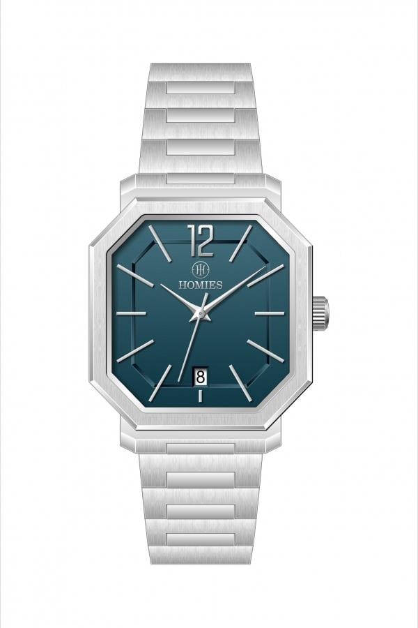 HM27616S01 Çelik Kordonlu Erkek Kol Saati GÜMÜŞ - 3