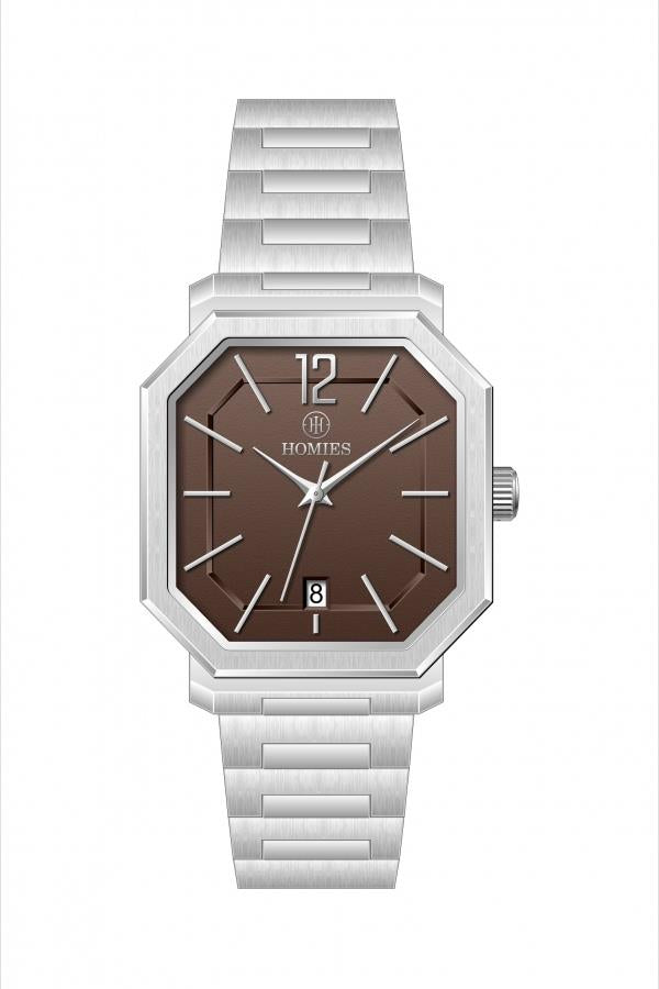 HM27616S01 Çelik Kordonlu Erkek Kol Saati GÜMÜŞ - 4