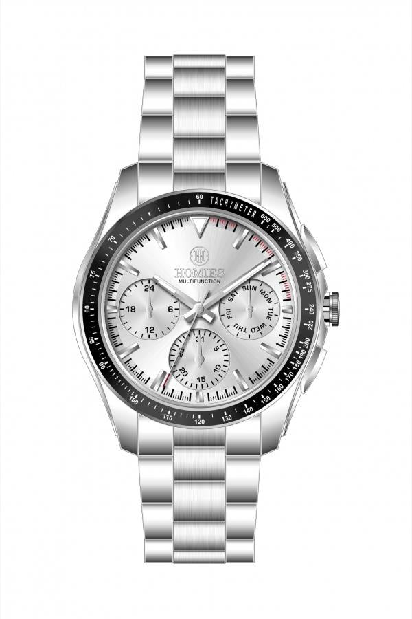 HM27779S01 Çelik Kordonlu Erkek Kol Saati GÜMÜŞ