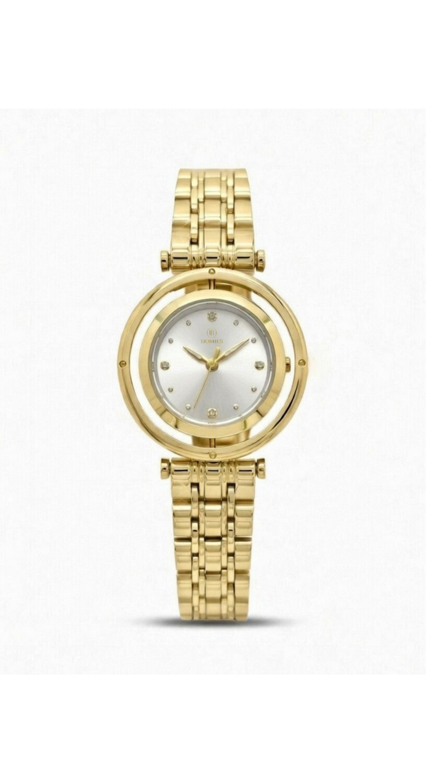 HM28209S01 Çelik Kordonlu Kadın Kol Saati ALTIN