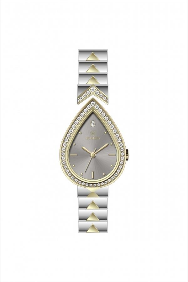 HM28212S01 Çelik Kordonlu Kadın Kol Saati ALTIN - GÜMÜŞ - 2