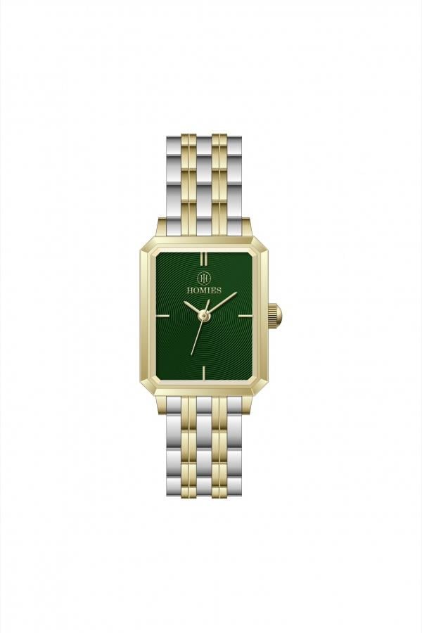HM28213S01 Çelik Kordonlu Kadın Kol Saati ALTIN - GÜMÜŞ - 2