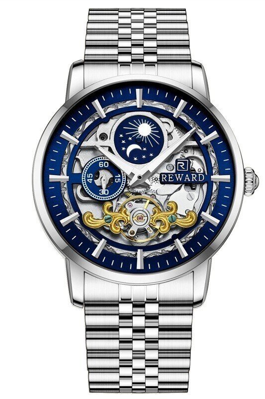 RD31025M Metal Kordonlu Otomatik Erkek Kol Saati