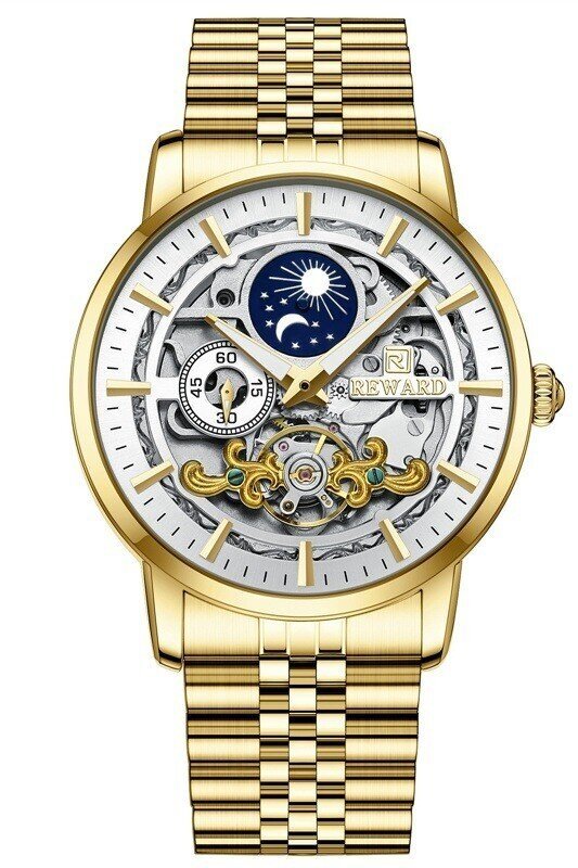 RD31025M Metal Kordonlu Otomatik Erkek Kol Saati