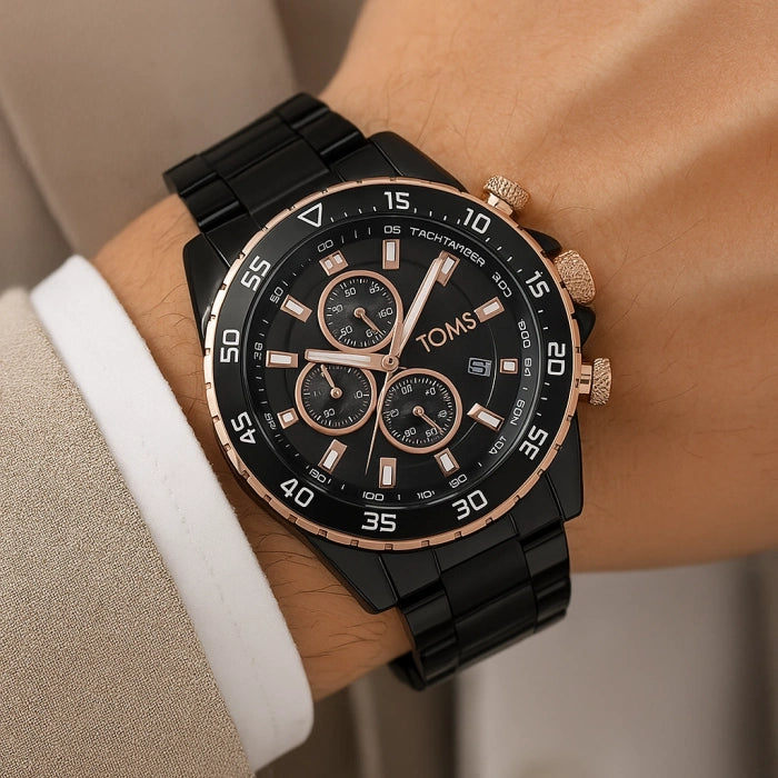 TM1542A Çelik Kordonlu Erkek Kol Saati